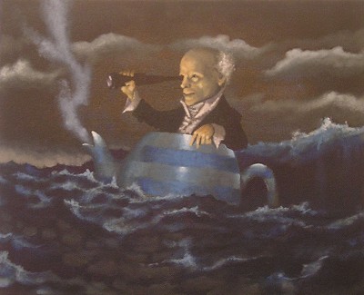 Pensive, slightly absurd navigation through a foreboding expanse