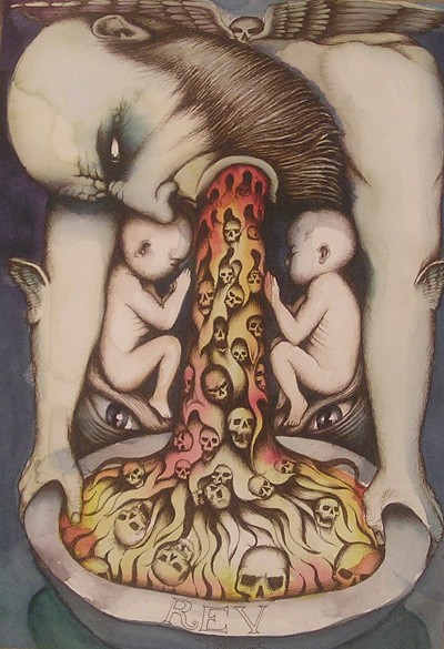 Disturbing vision of despair and suffering