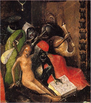 A nightmarish scene of torment and despair