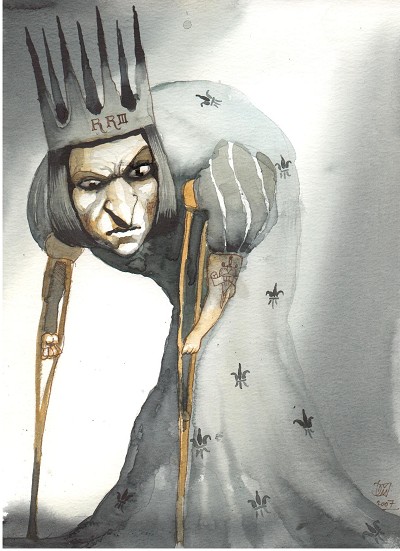 Disturbing, ominous, and macabre royalty.