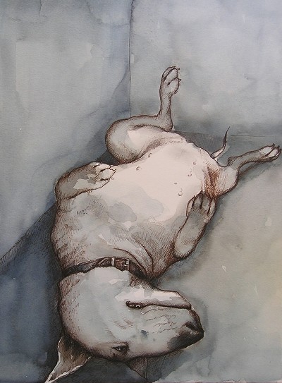 Playful abandon with unsettling undertones