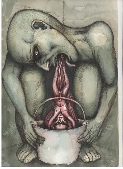 Visceral dread and unsettling existential horror.