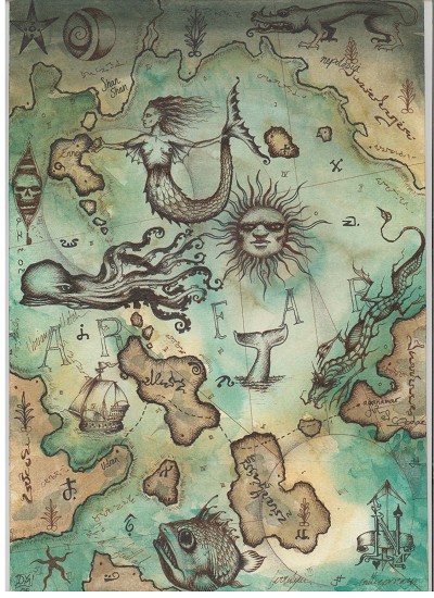 Mysterious and fantastical maritime adventure.