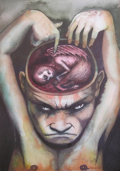Disturbing, unsettling, and grotesque horror