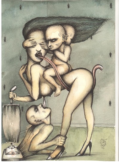Disturbing and unsettling, a feeling of dread