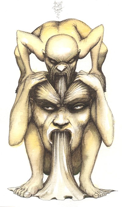 Visceral unease and disturbed fascination.