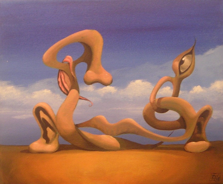 Disquieting, dreamlike, and slightly unsettling.