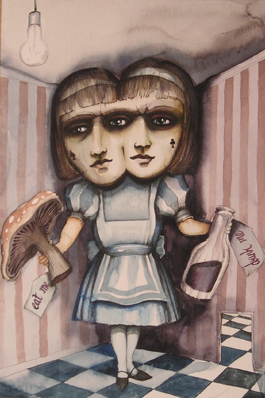 Disturbing yet oddly familiar, a warped playfulness.