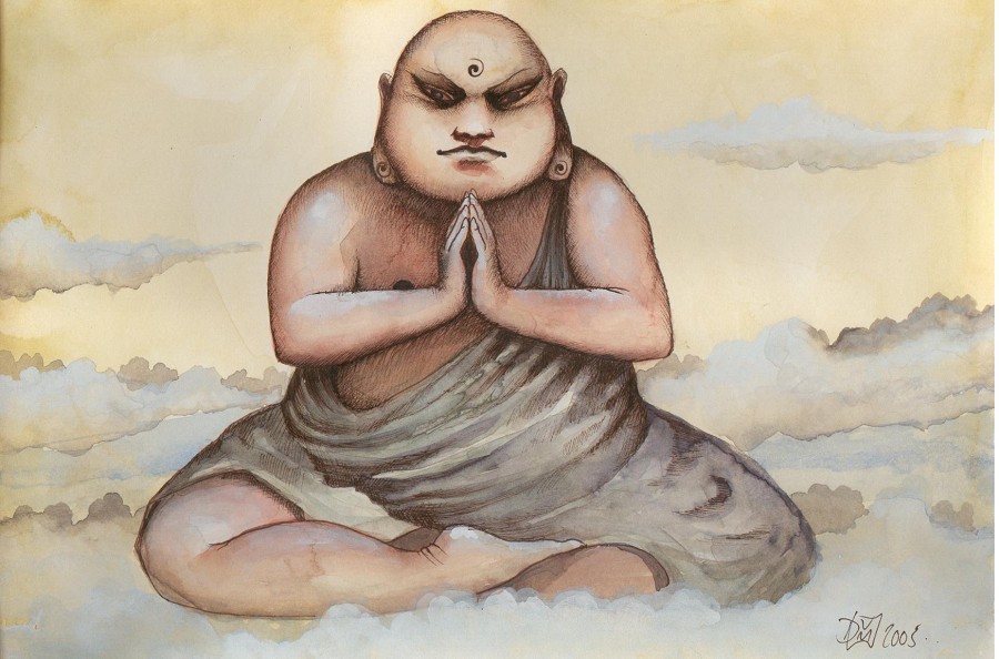 Intense, spiritual, and somewhat unsettling presence.