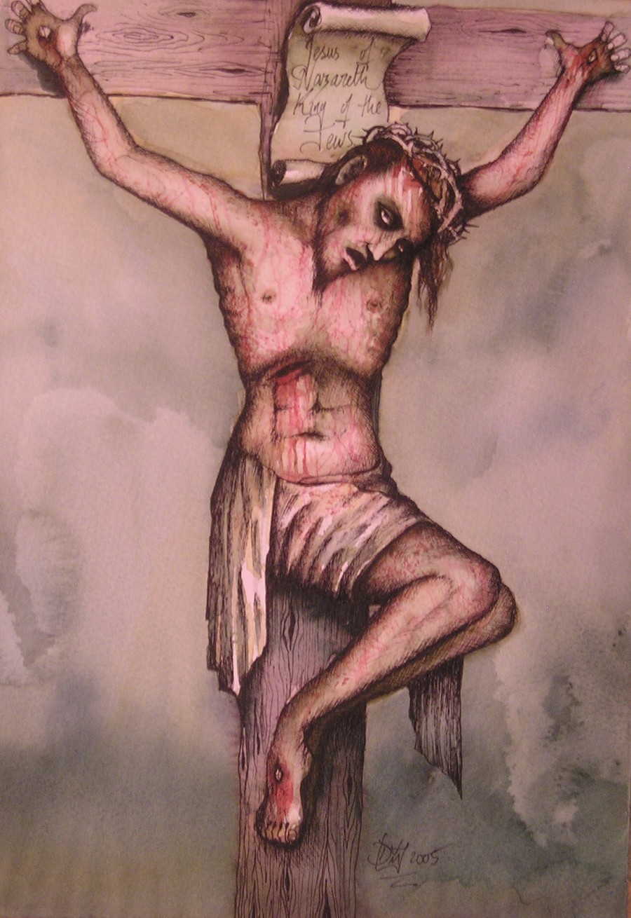 Painful agony and spiritual suffering.