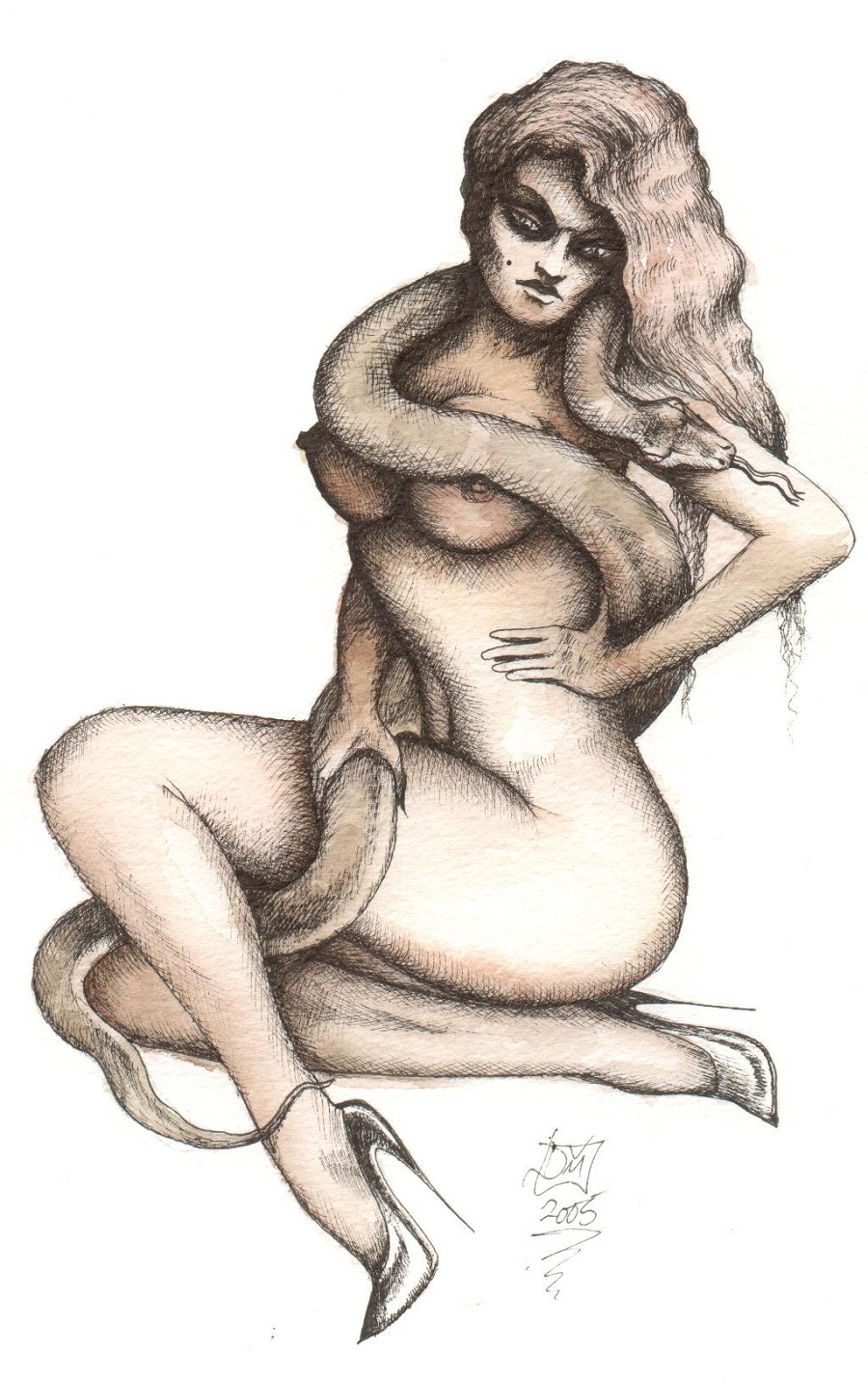 Seductive and unsettling entrapment