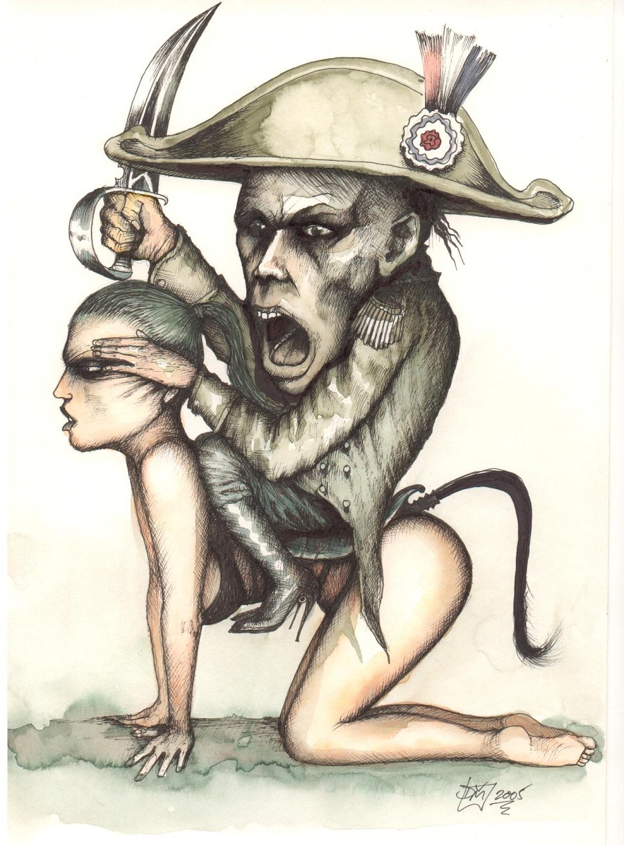 Anxiety and grotesque power
