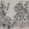 Macabre and unsettling playfulness