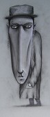 Melancholy and unsettling with a hint of paranoia.