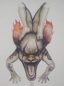 Disturbing and unsettling grotesquerie