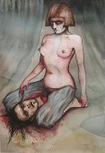 A disquieting juxtaposition of vulnerability and brutality.