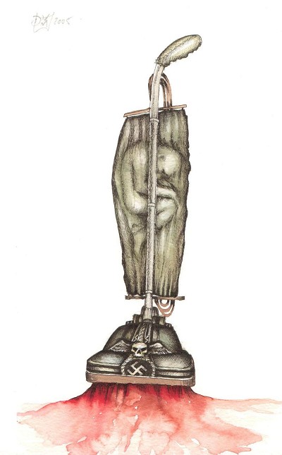 Menacing surrealism, disturbing symbolism and a grim aura.