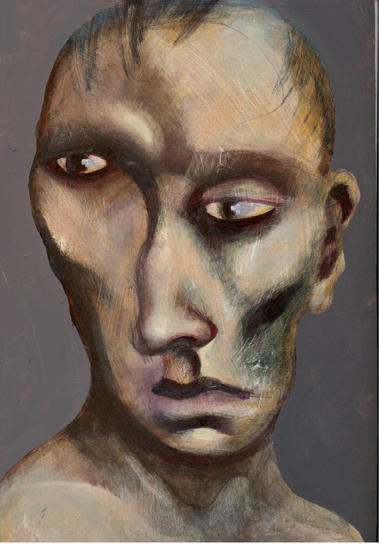 An unsettling and introspective gaze