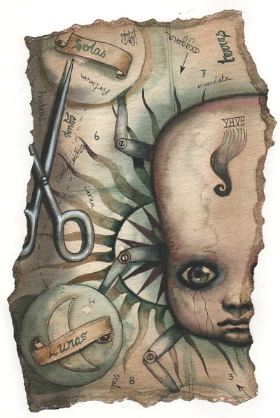 Unsettling, melancholic, and slightly sinister.