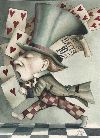 A frantic, nonsensical tumble through a dreamscape.