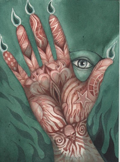 Disquieting and otherworldly, with a strange, watchful intensity.
