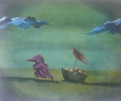 Melancholy and morbid journey towards an unknown destination
