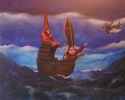A grim and stormy journey into the unknown.