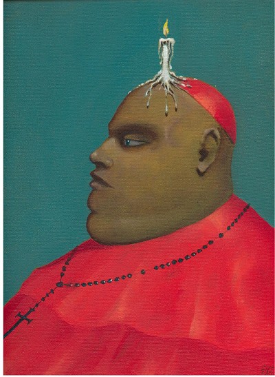 An unsettling contemplation of belief and vulnerability.