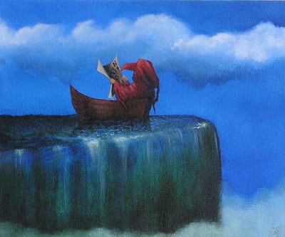 A precarious but peaceful moment on the edge of oblivion